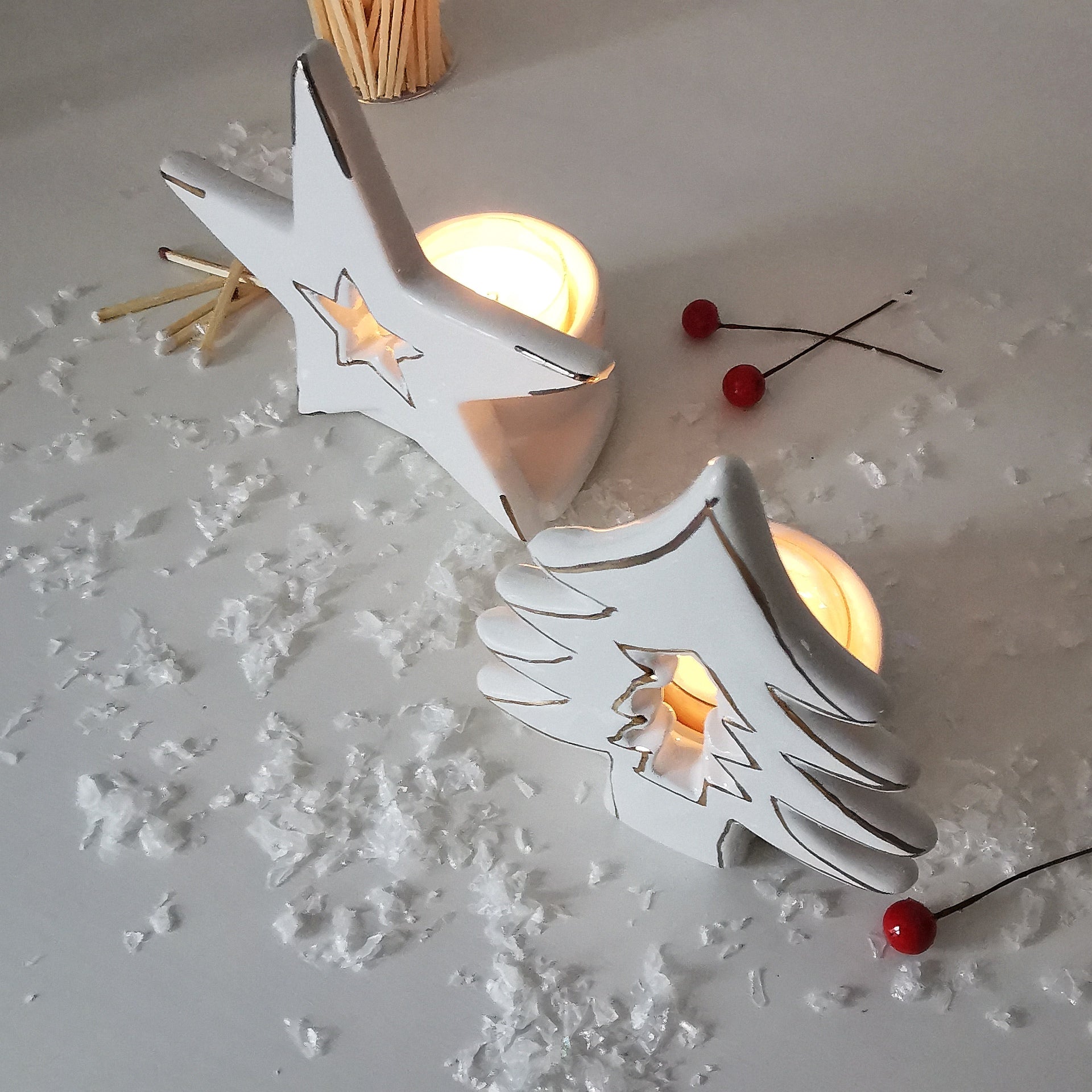 Star or Tree tealight holder