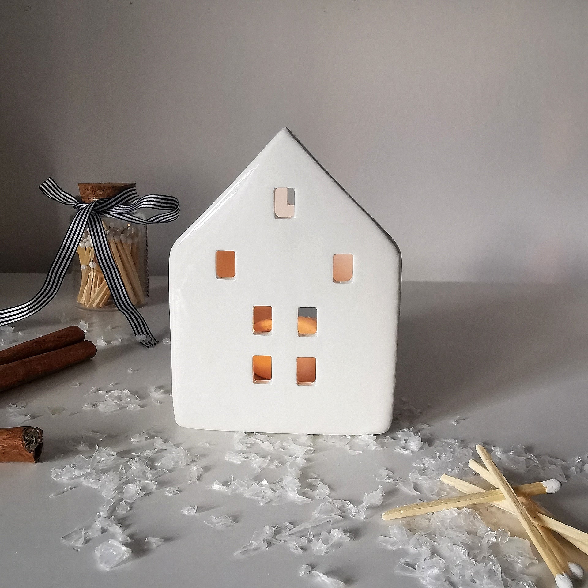 Ceramic Tealight Houses