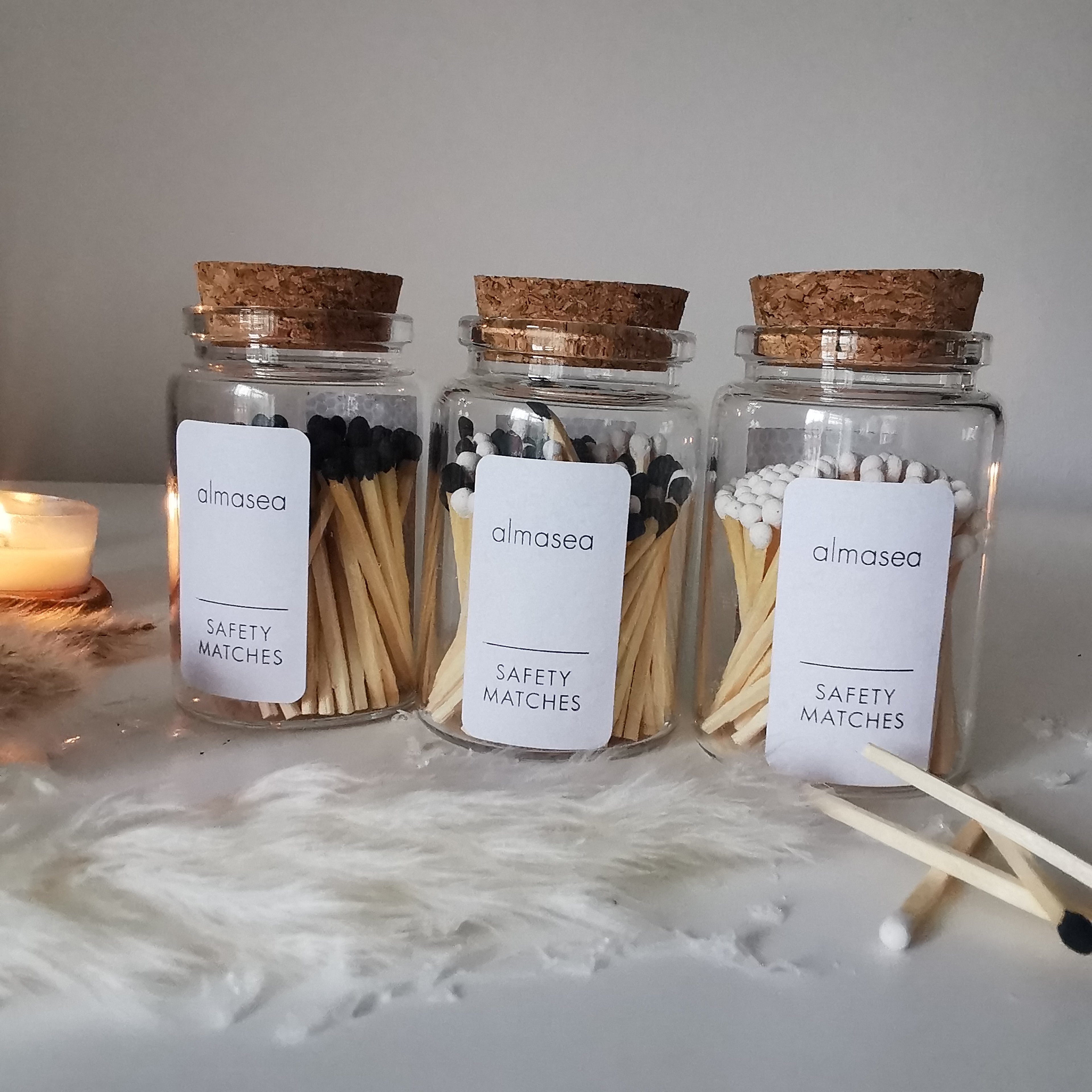 Luxury Matches In a Jar