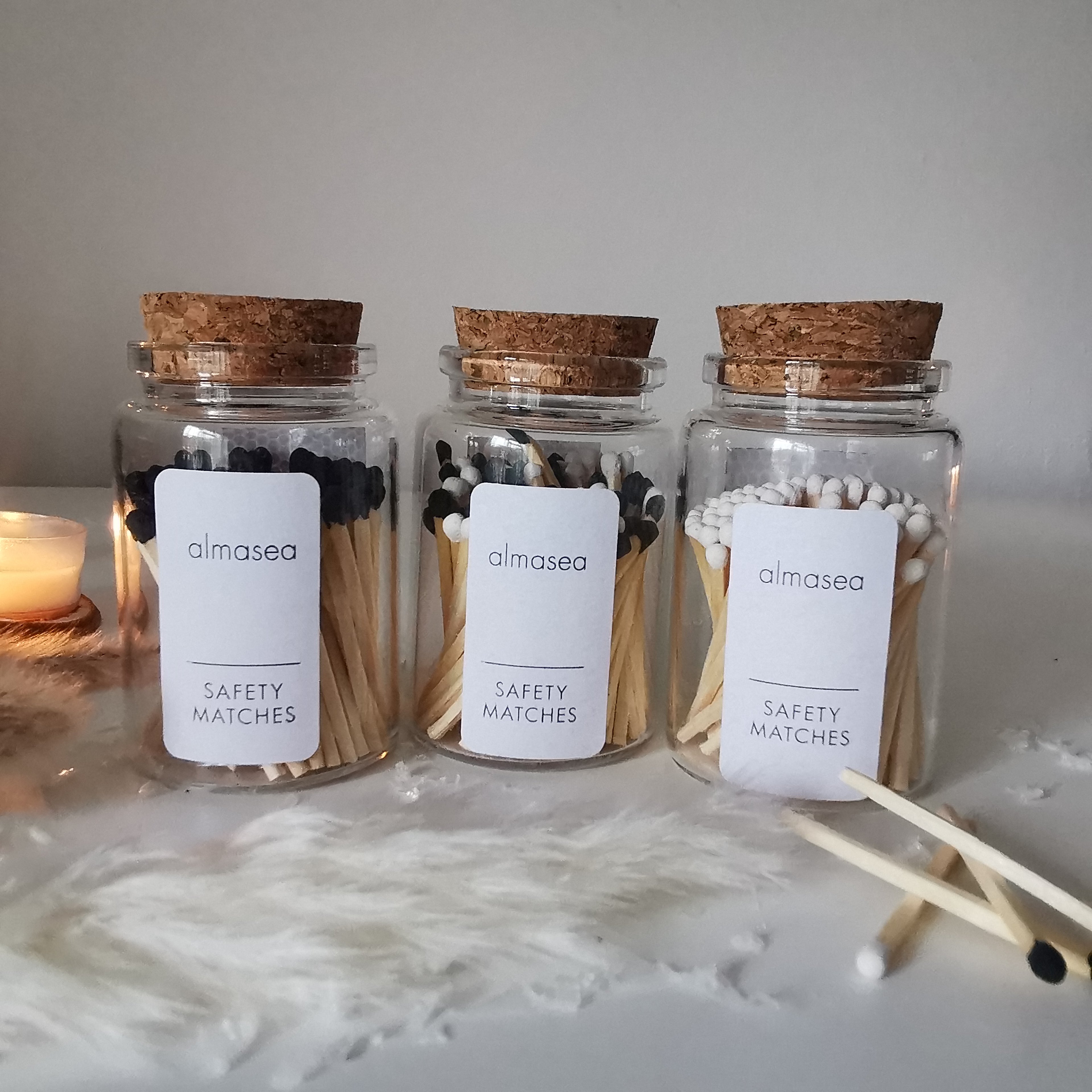 Luxury Matches In a Jar