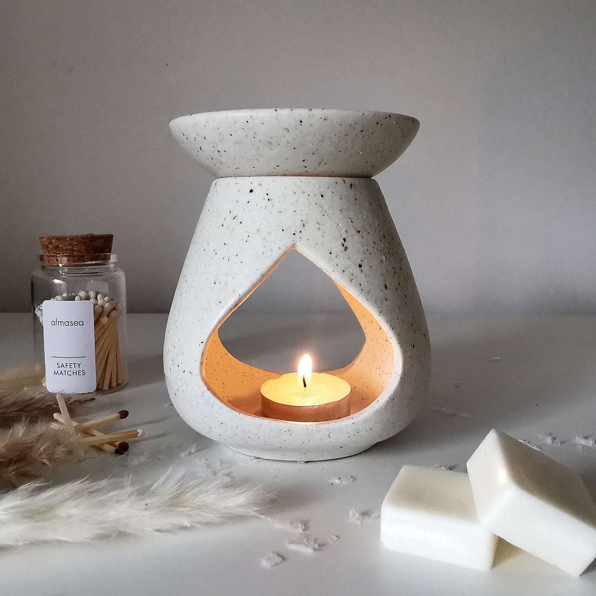 Stoneware Wax Melt Burner – Almasea