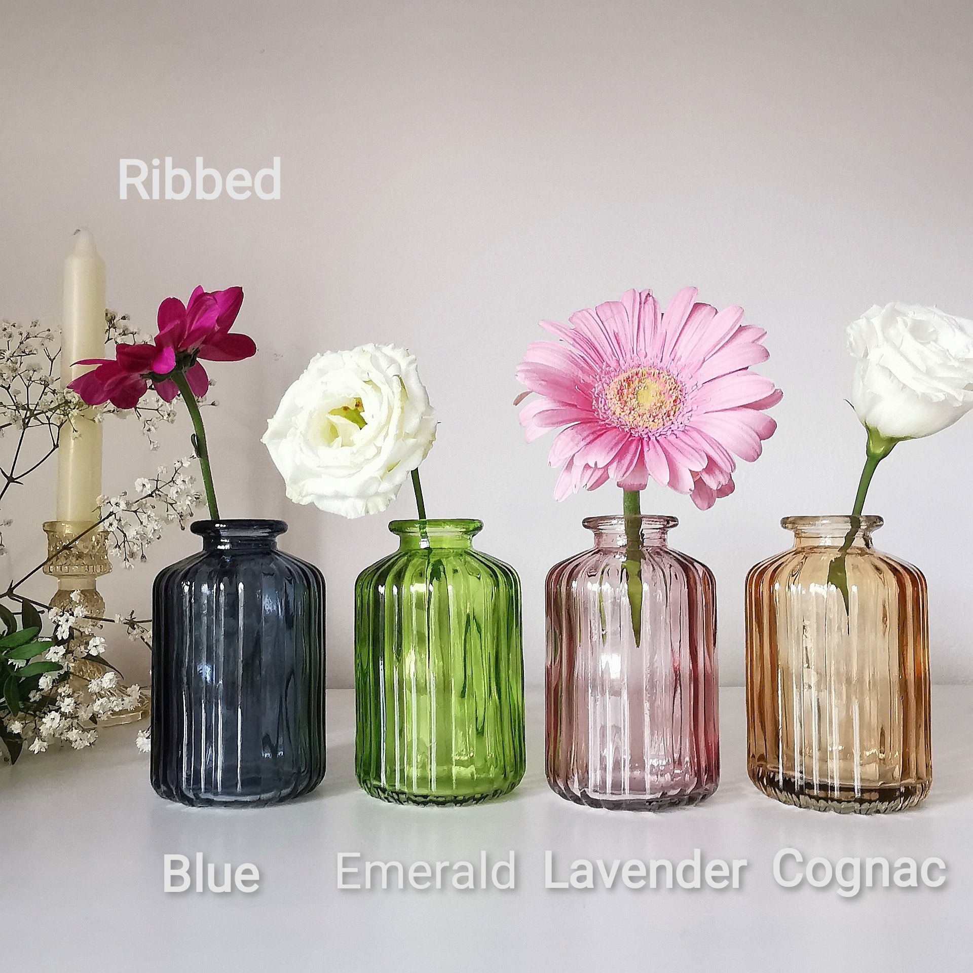 Small Glass Bottle Vases Jars