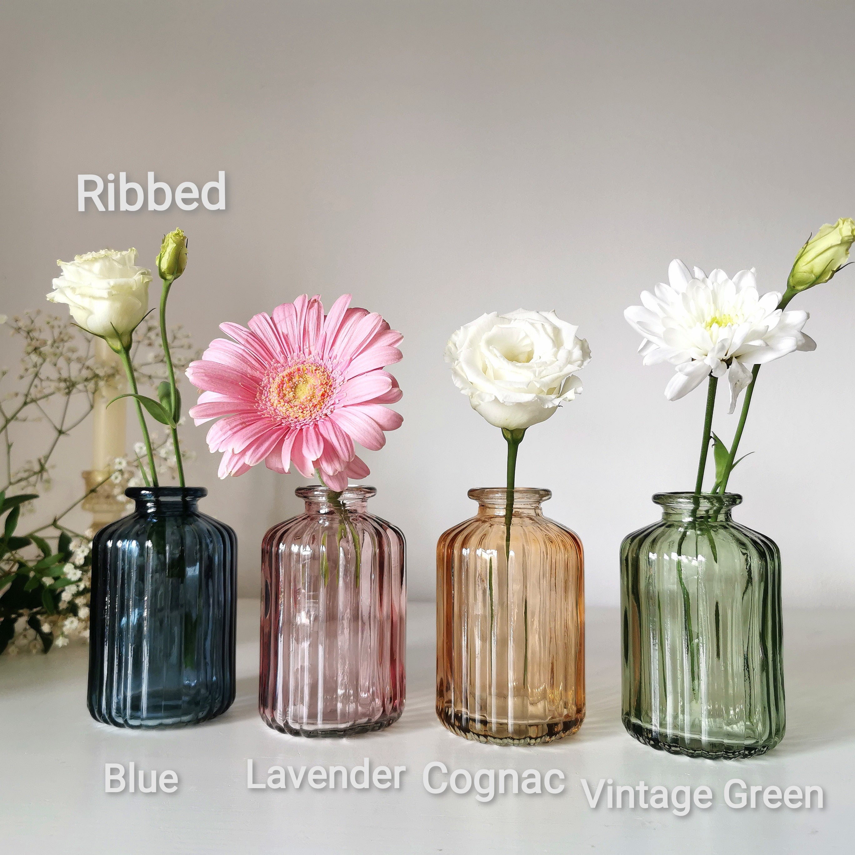 Small Glass Bottle Vases Jars