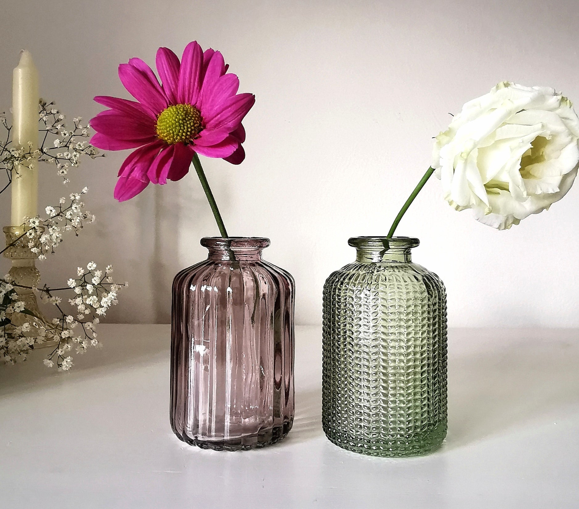 Small Glass Bottle Vases Jars